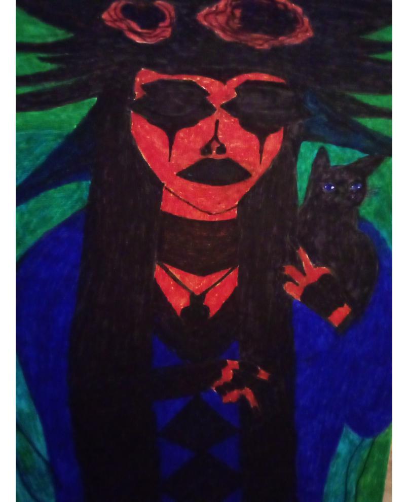 magic man with cat magic man with cat