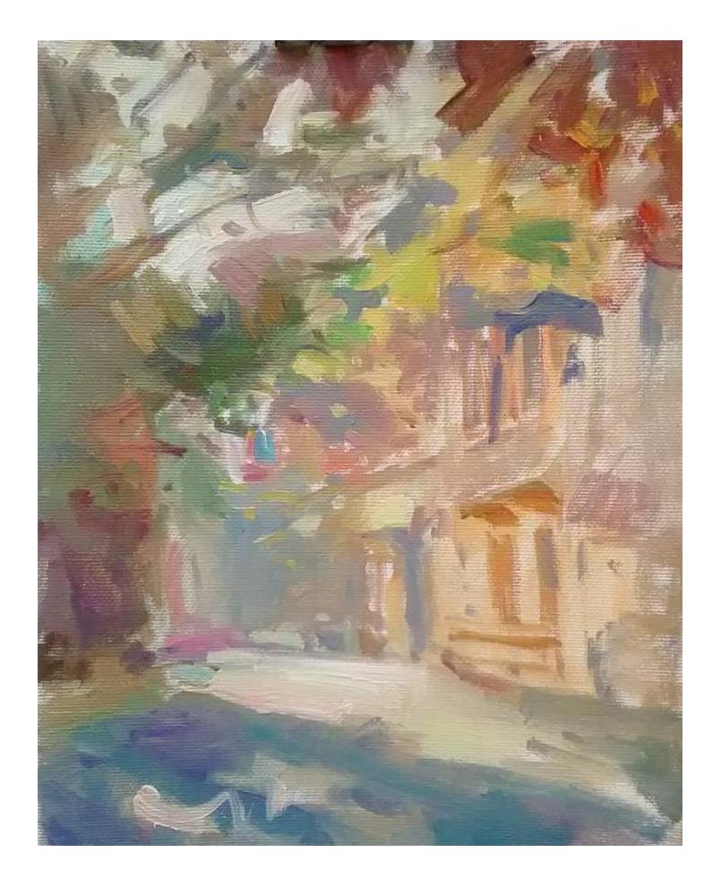 "Bright morning. Krakow" "Bright morning. Krakow"