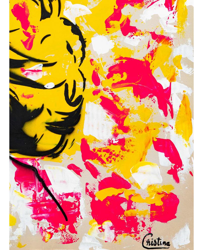 Marilyn Monroe abstract original Pop Art painting, rolled canvas Painting Marilyn Monroe abstract original Pop Art painting, rolled canvas Painting