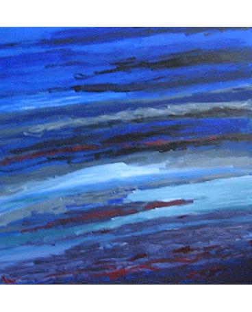 Stormy Weather Two, acrylic on canvas.