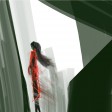 Women in red dress