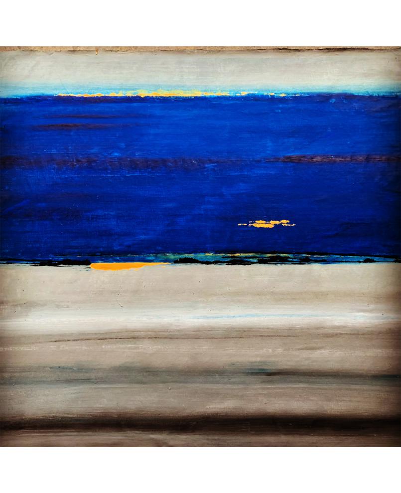 Abstract night seascape