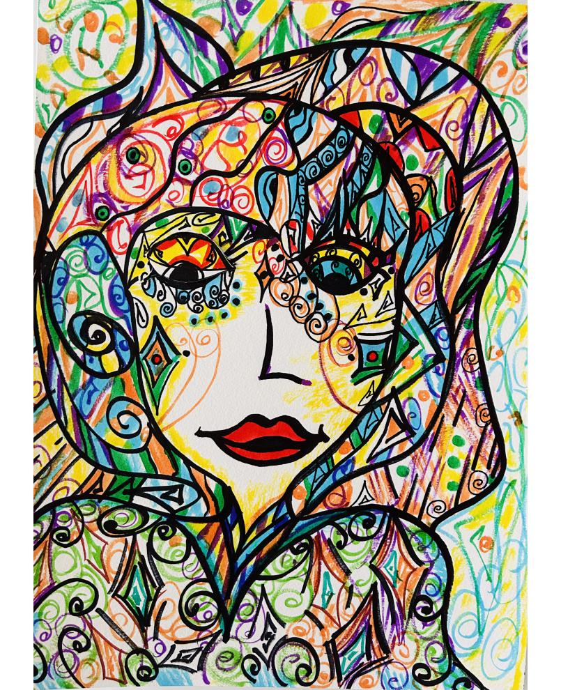 Mujer artística Mujer artística