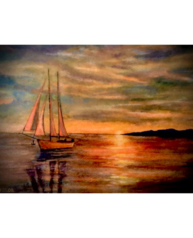 Sunset at Lake Balaton