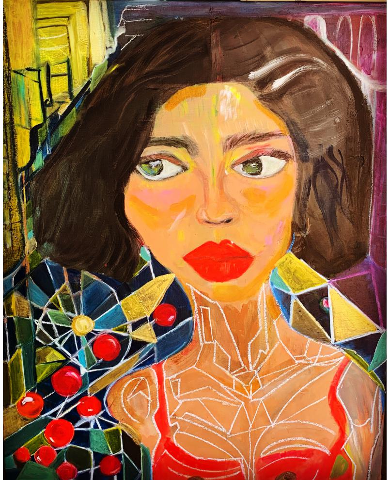 The Geometry of a lolipop city