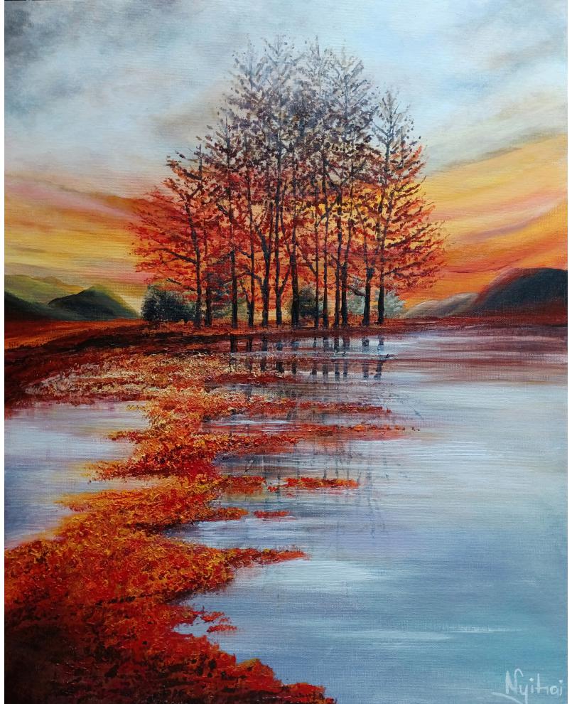 Dressed in the colors of autumn