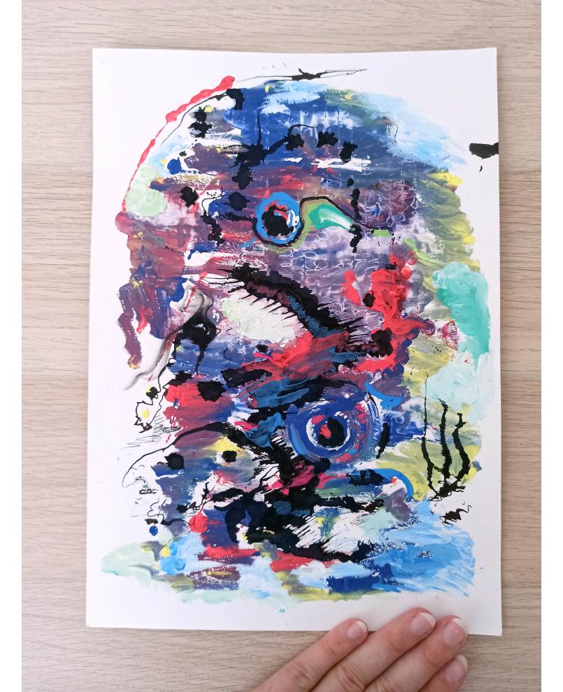 Mystical fish from the ocean depth